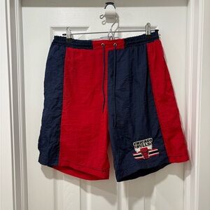 vintage 1980s Chicago Bulls Converse shorts Men’s Medium Nylon Made USA rare